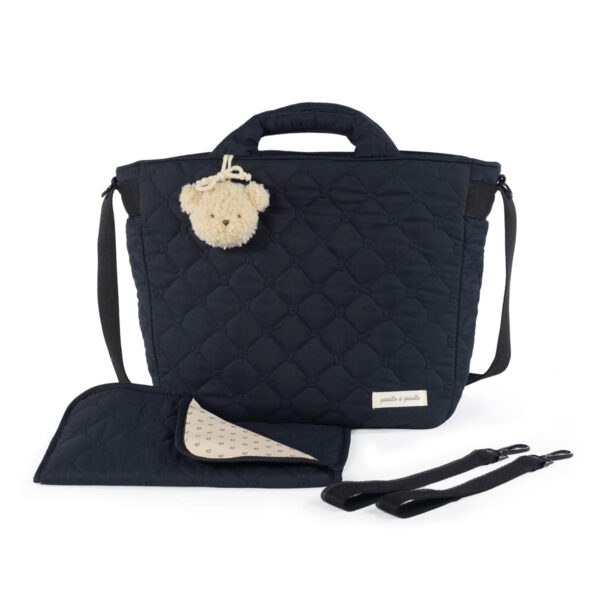pasito a pasito borsa fasciatoio paddington nera