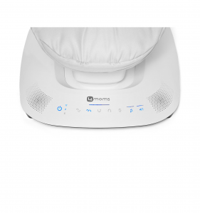 4moms mamaroo sdraietta elettrica per neonati, bluetooth, 5 movimenti unici