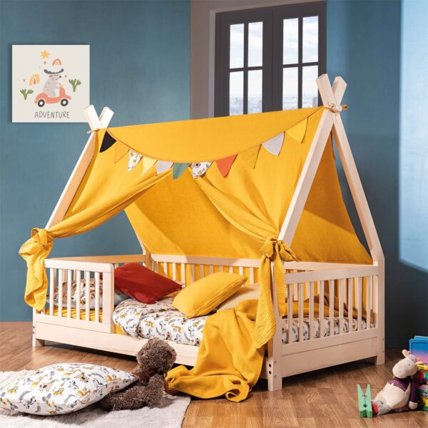 picci letto legno montessori camping junior completo