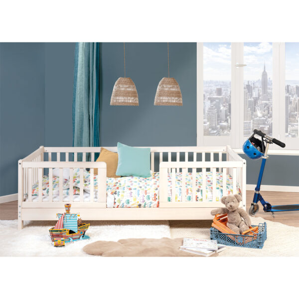 picci letto legno free con sponde e materasso