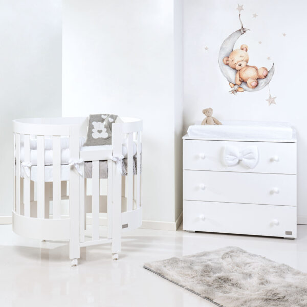 picci kit per trasformazione letto rondò in versione culla completo di materasso