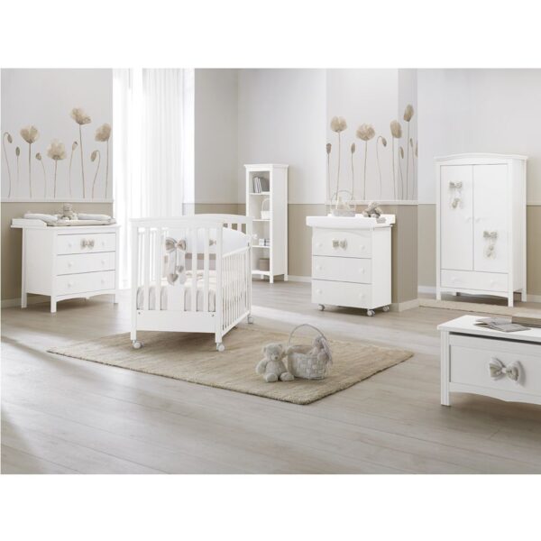erbesi lettino bianco lilli