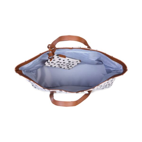 childrhome borsa family bag leopardata