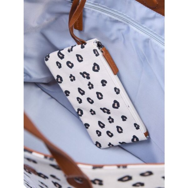 childrhome borsa family bag leopardata