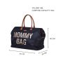 childrhome borsa mommy bag nera