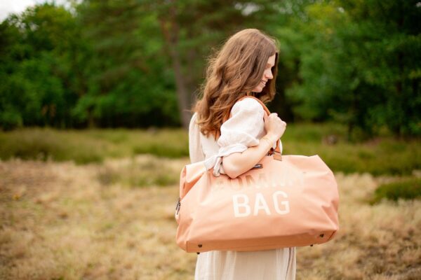 childrhome borsa mommy bag rosa