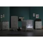 Erbesi Lettino Elly Bianco Led/Wi-Fi
