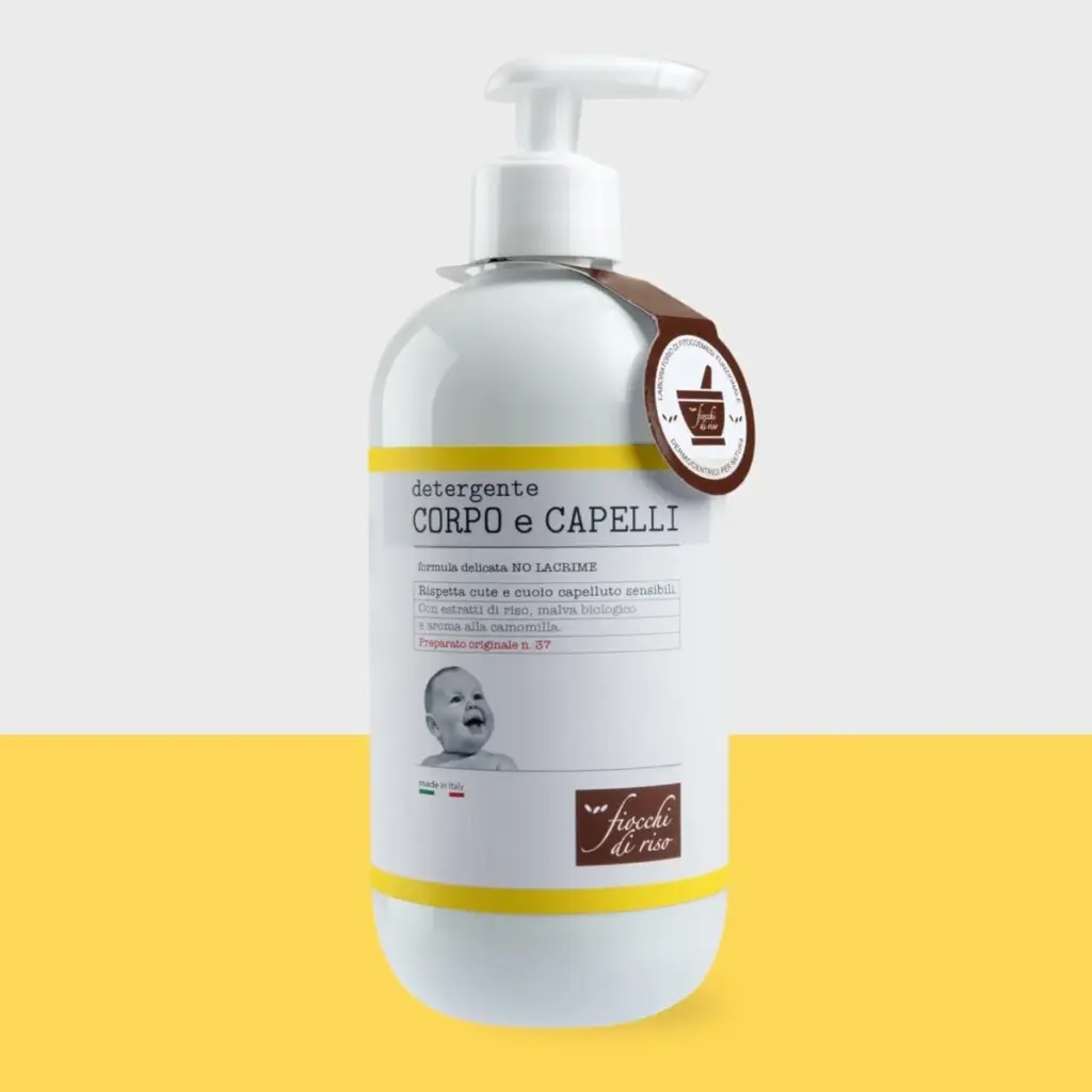 Fiocchi di Riso Detergente Corpo e Capelli Camomilla immagine principale prodotto