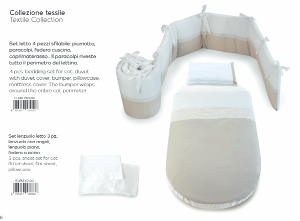 pali lab 03 culla ovale trasformabile compreso kit trasformazione