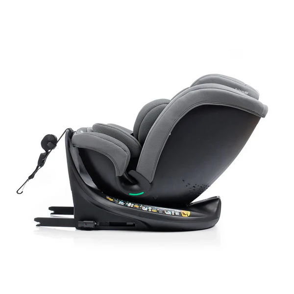 seggiolino auto kanda ifix 40 150cm girevole 360 colore phantom grey