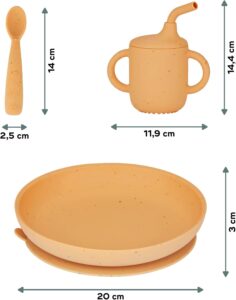 Babymoov Set Svezzamento Silicone Little Arty vista prodotto 7